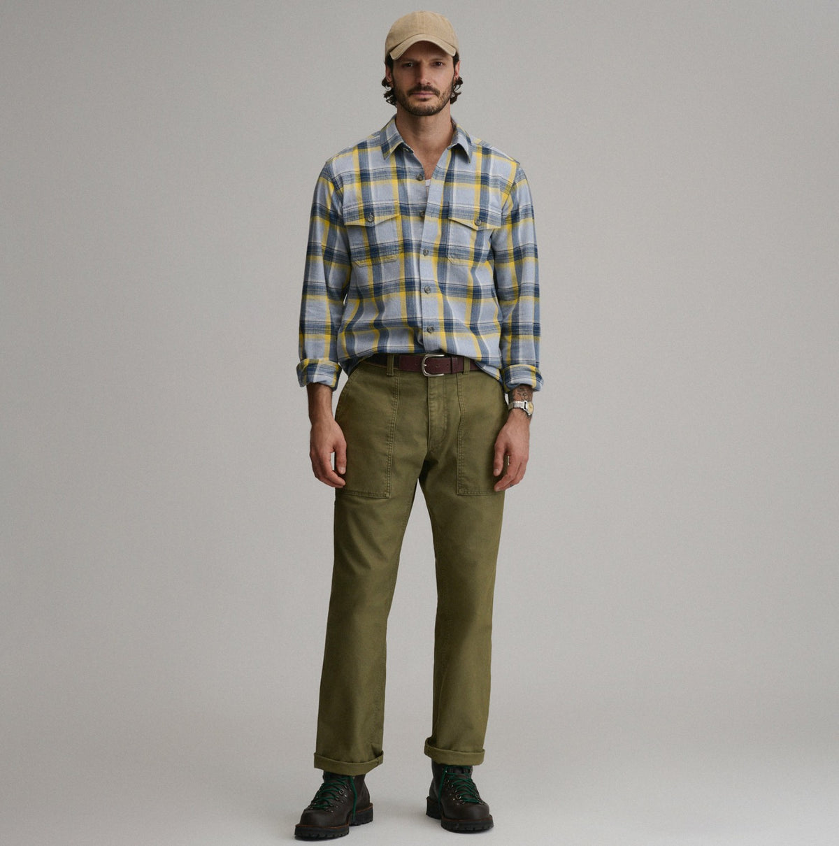 Eddie Bauer Men's Long-Sleeve Eddie's Cabin Shirt - Jaspe Flannel