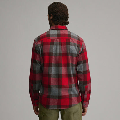 Eddie Bauer Men's Long-Sleeve Eddie's Cabin Shirt - Jaspe Flannel