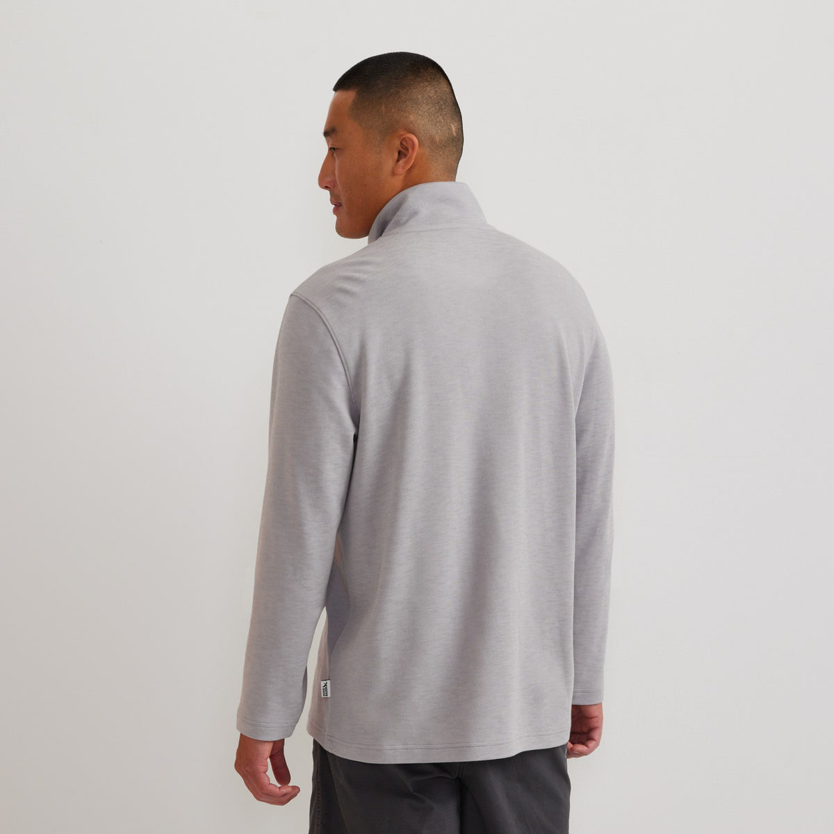 Eddie Bauer Men's LS Journey Modal Knit Qz