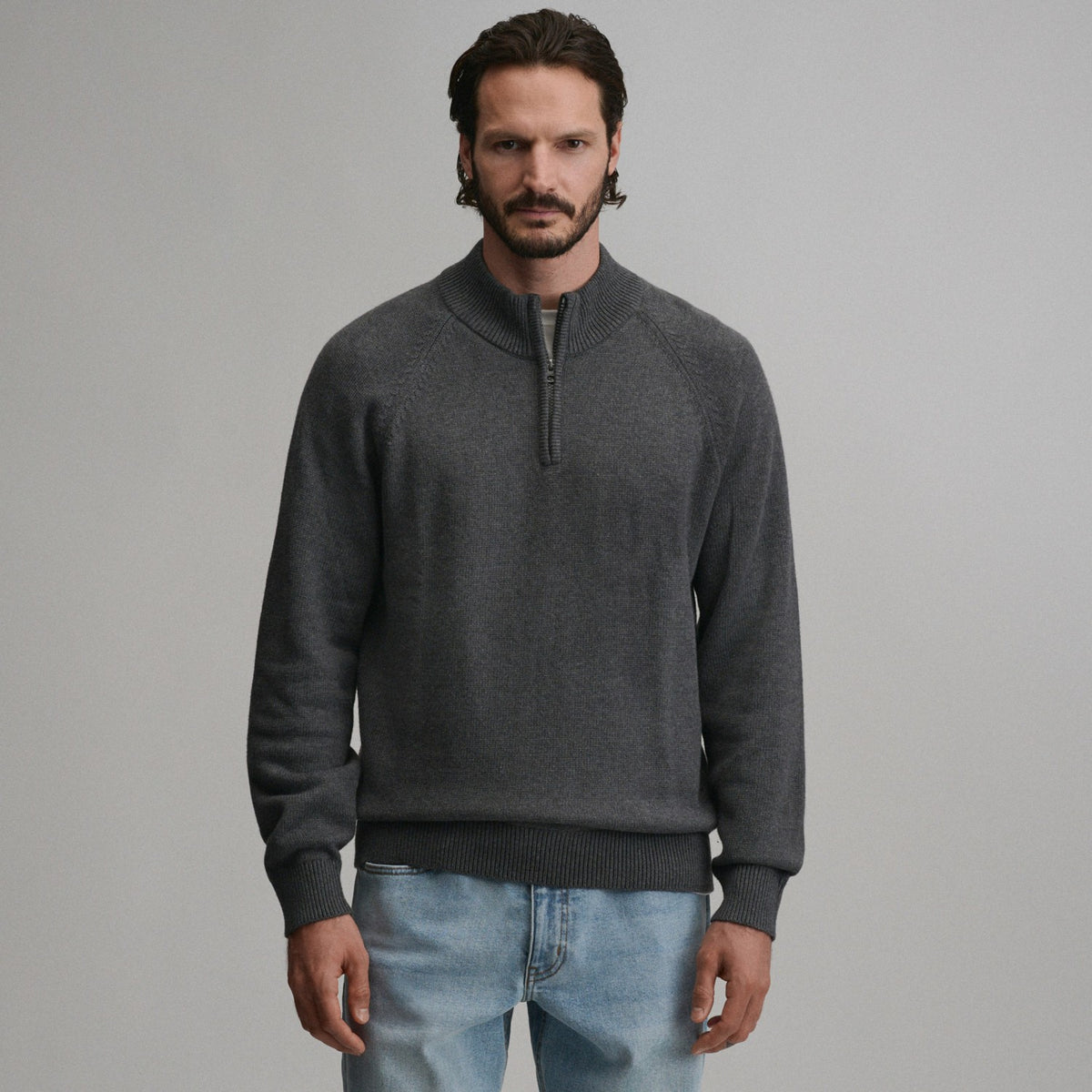 Eddie Bauer Men's Classic Quarter-Zip Sweater