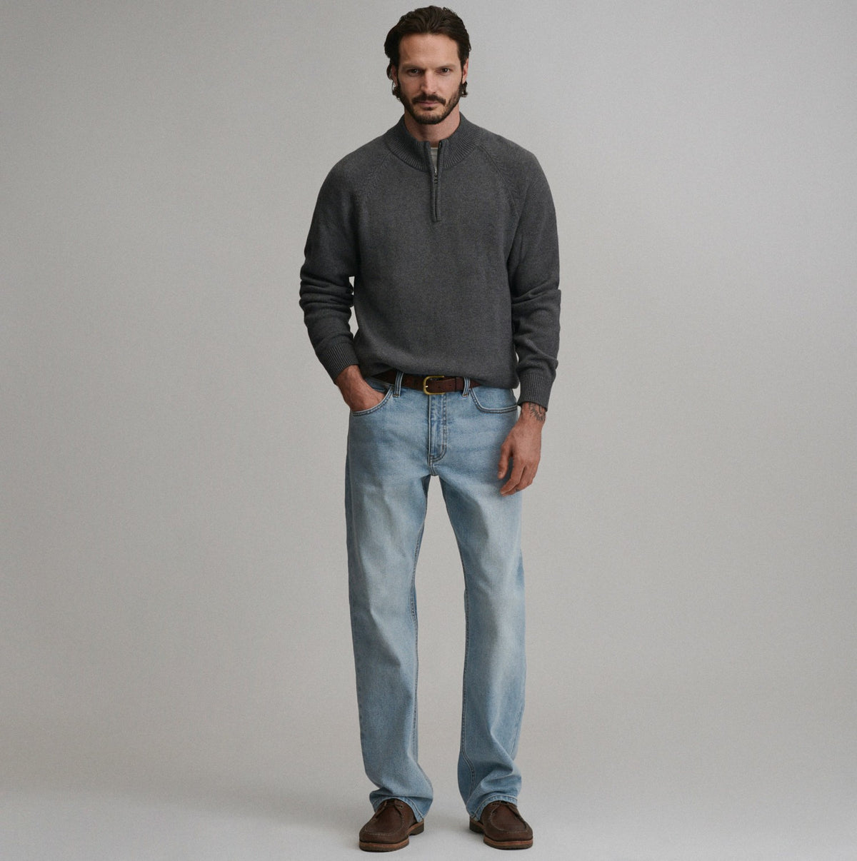 Eddie Bauer Men's Classic Quarter-Zip Sweater