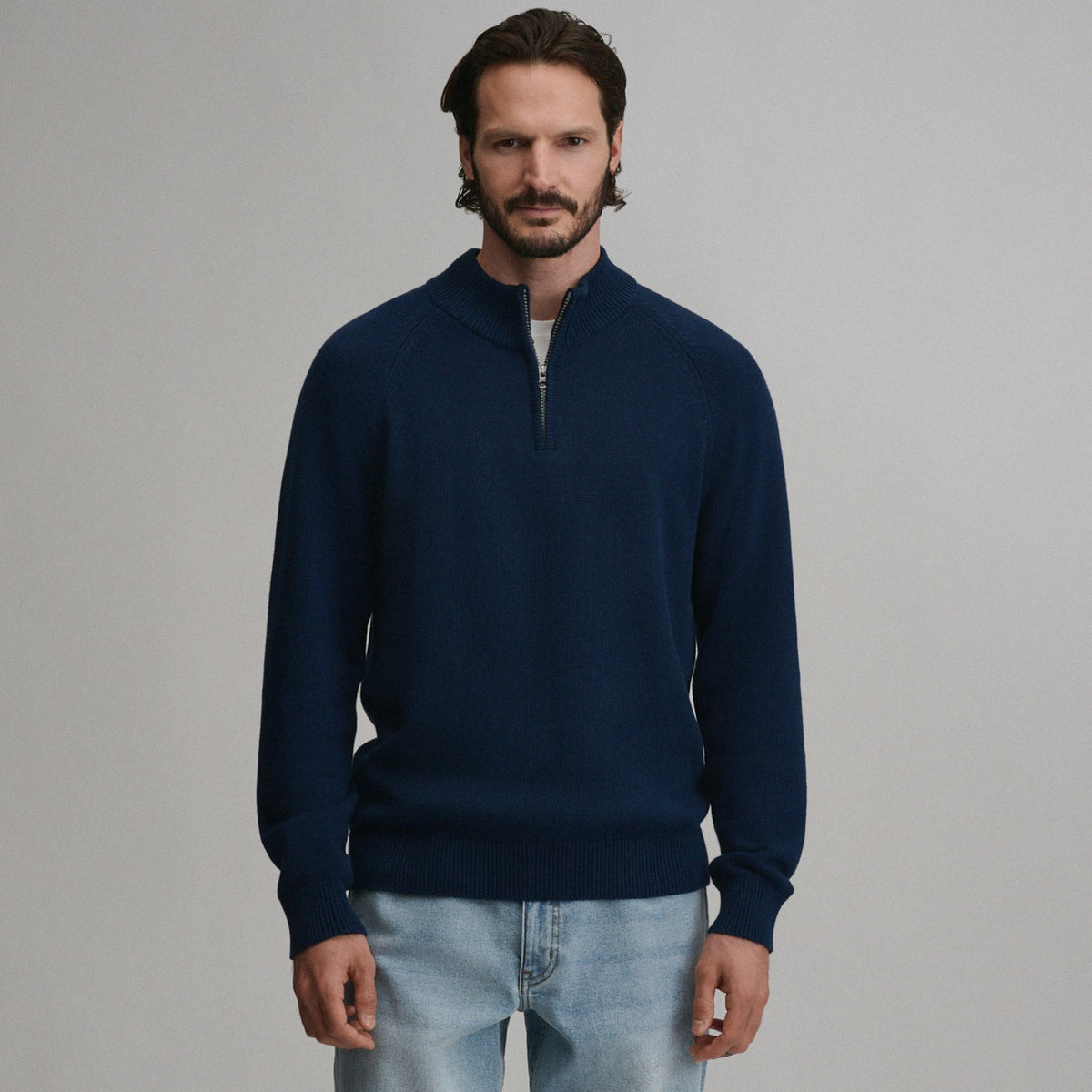 Eddie Bauer Men's Classic Quarter-Zip Sweater