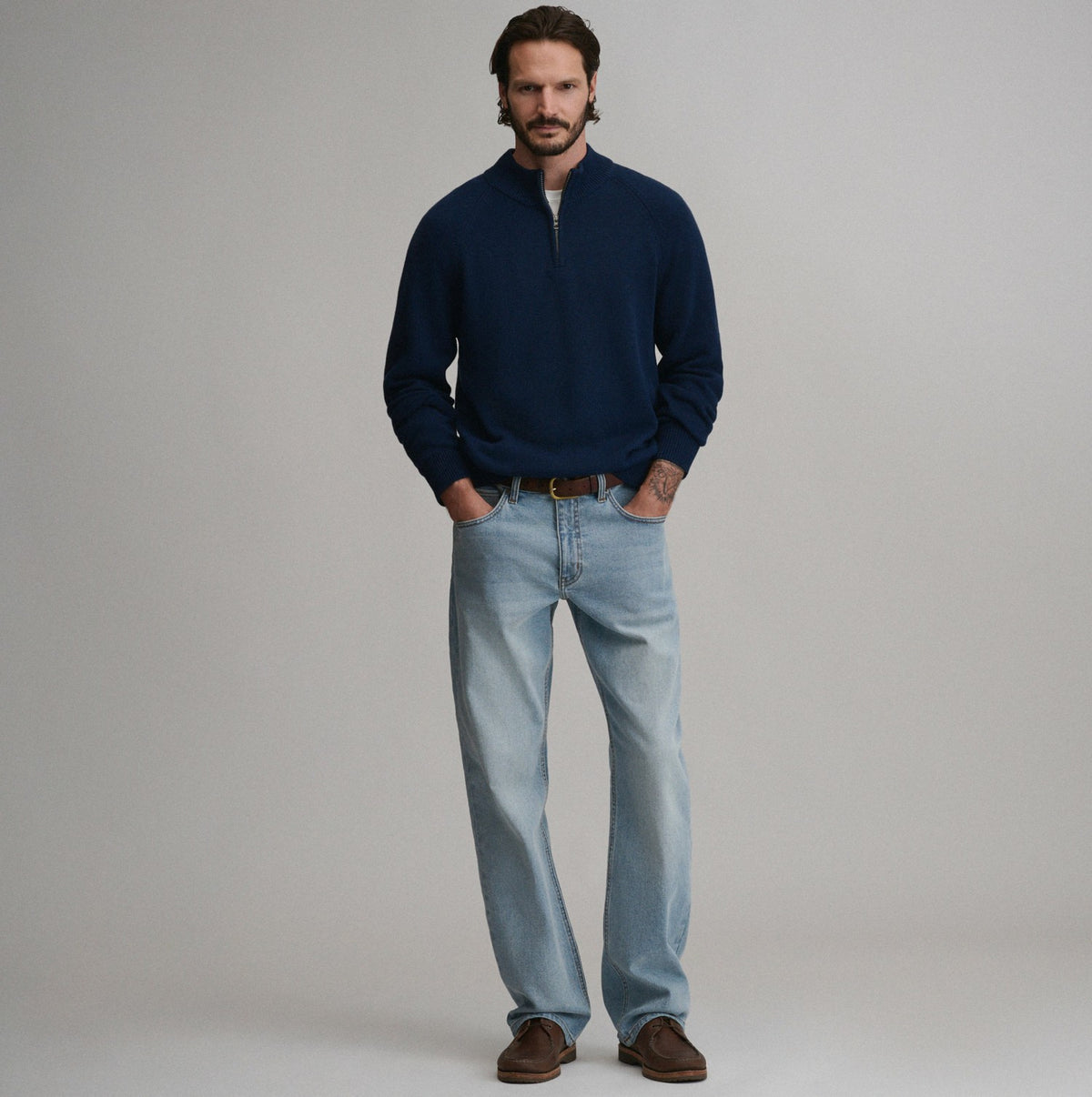 Eddie Bauer Men's Classic Quarter-Zip Sweater