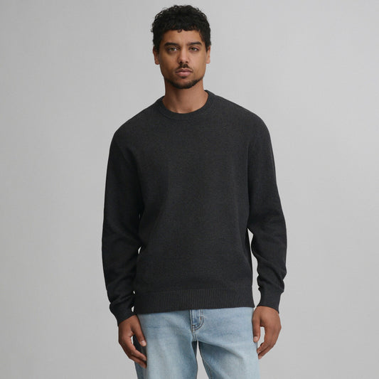 Eddie Bauer Men's Classic Crew Solid Sweater