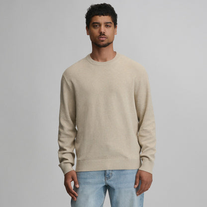 Eddie Bauer Men's Classic Crew Solid Sweater