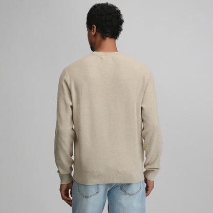 Eddie Bauer Men's Classic Crew Solid Sweater