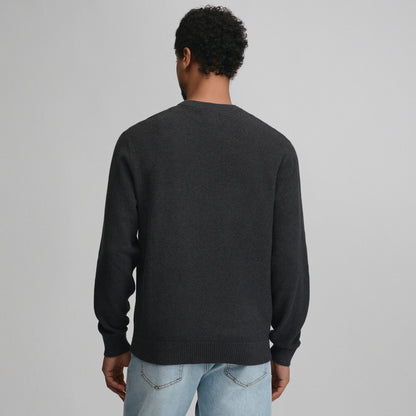 Eddie Bauer Men's Classic Crew Solid Sweater