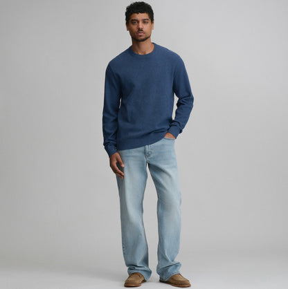 Eddie Bauer Men's Classic Crew Solid Sweater