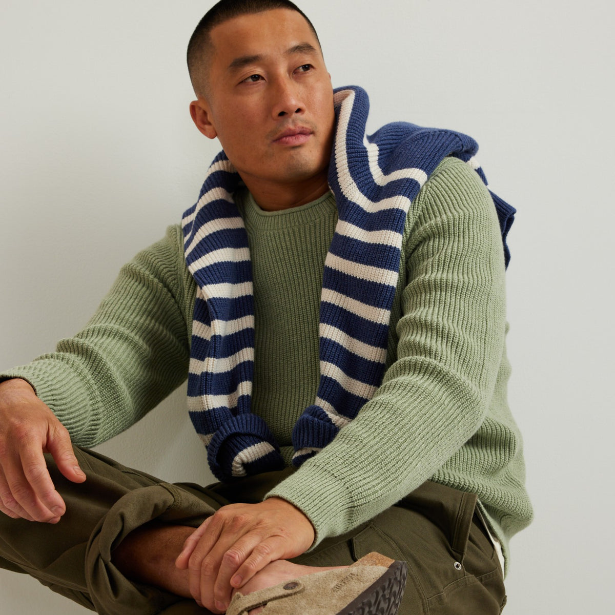 Eddie Bauer Men's Signature Roll Neck Sweater