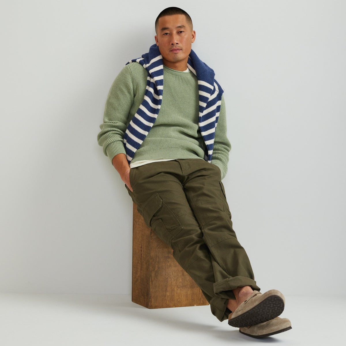 Eddie Bauer Men's Signature Roll Neck Sweater