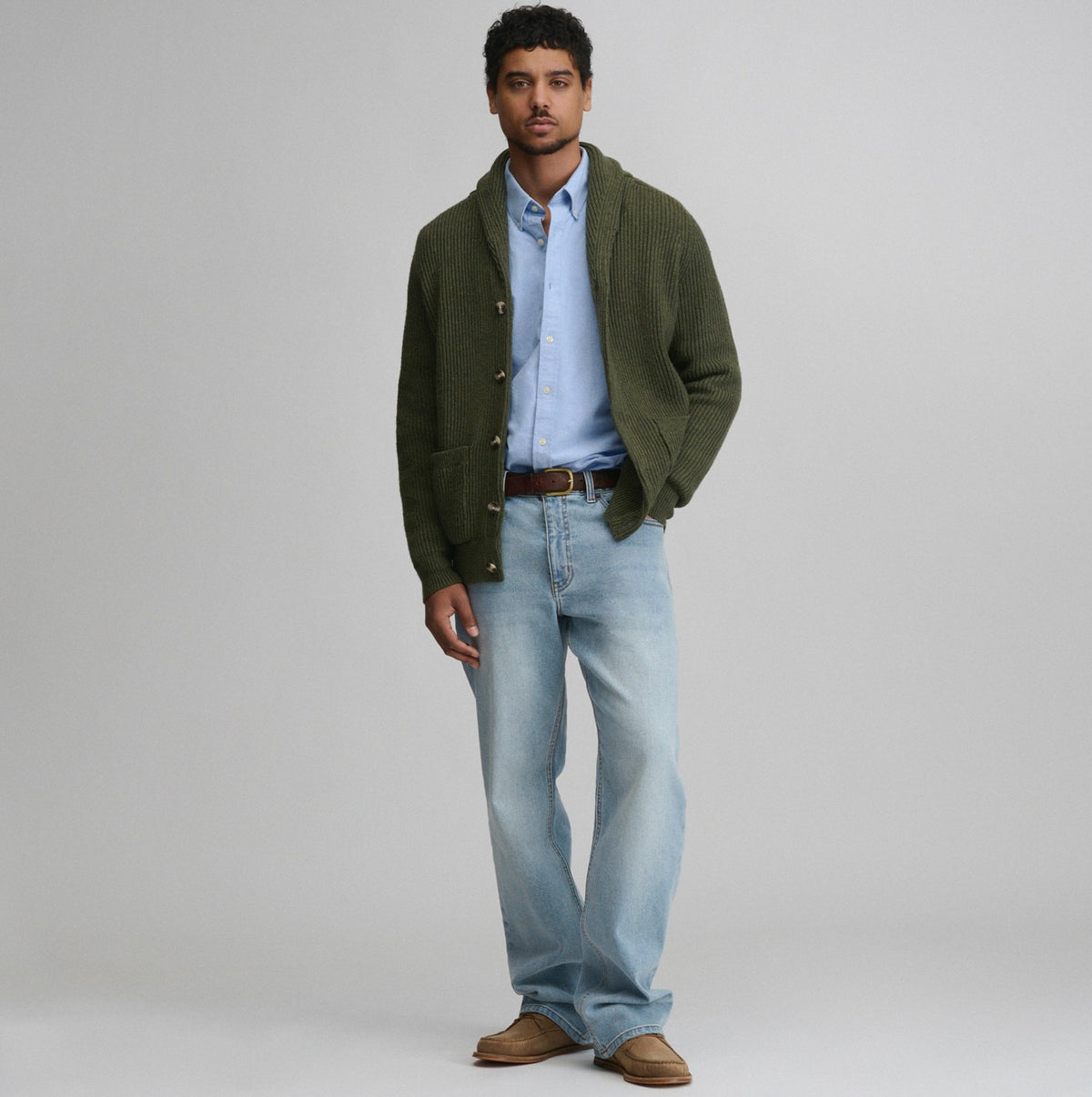 Eddie Bauer Men's Fletcher Bay Shawl Collar Cardigan Sweater