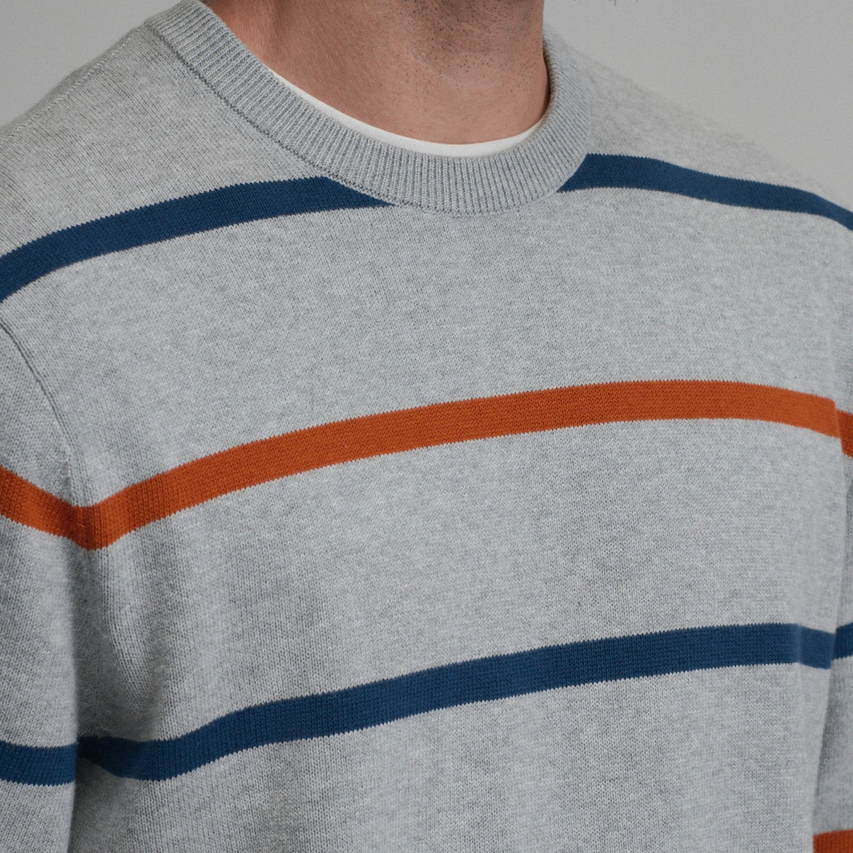 Eddie Bauer Men's Classic Crew Stripe Sweater