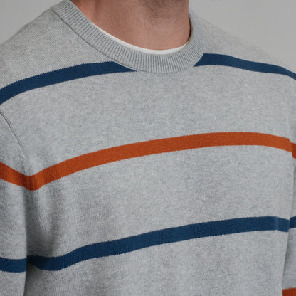 Eddie Bauer Men's Classic Crew Stripe Sweater