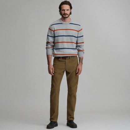 Eddie Bauer Men's Classic Crew Stripe Sweater