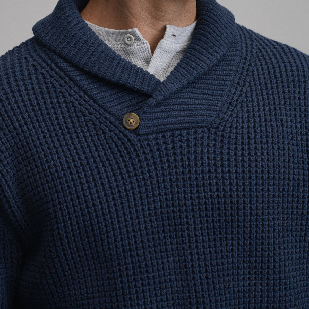 Eddie Bauer Men's Holiday Festive Shawl-Neck Sweater