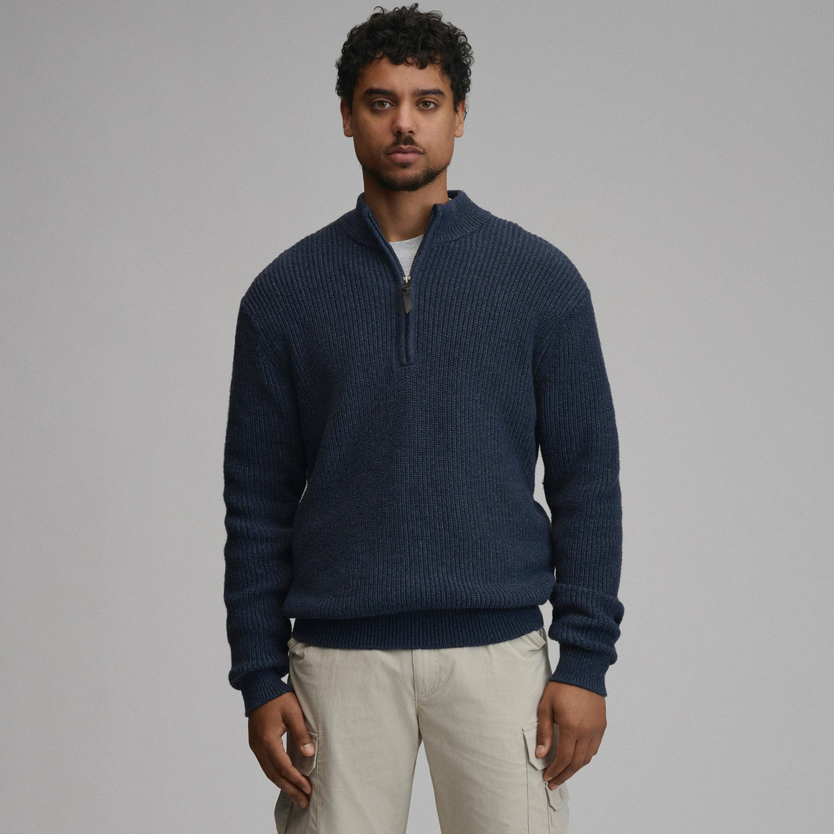 Eddie Bauer Men's Fletcher Bay Quarter-Zip Sweater