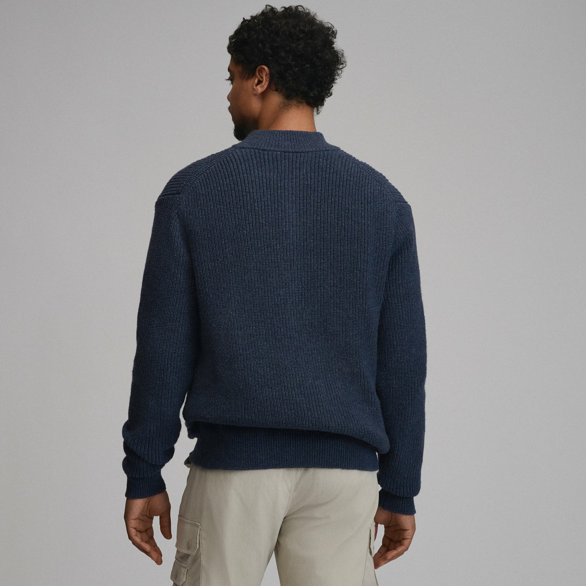 Eddie Bauer Men's Fletcher Bay Quarter-Zip Sweater