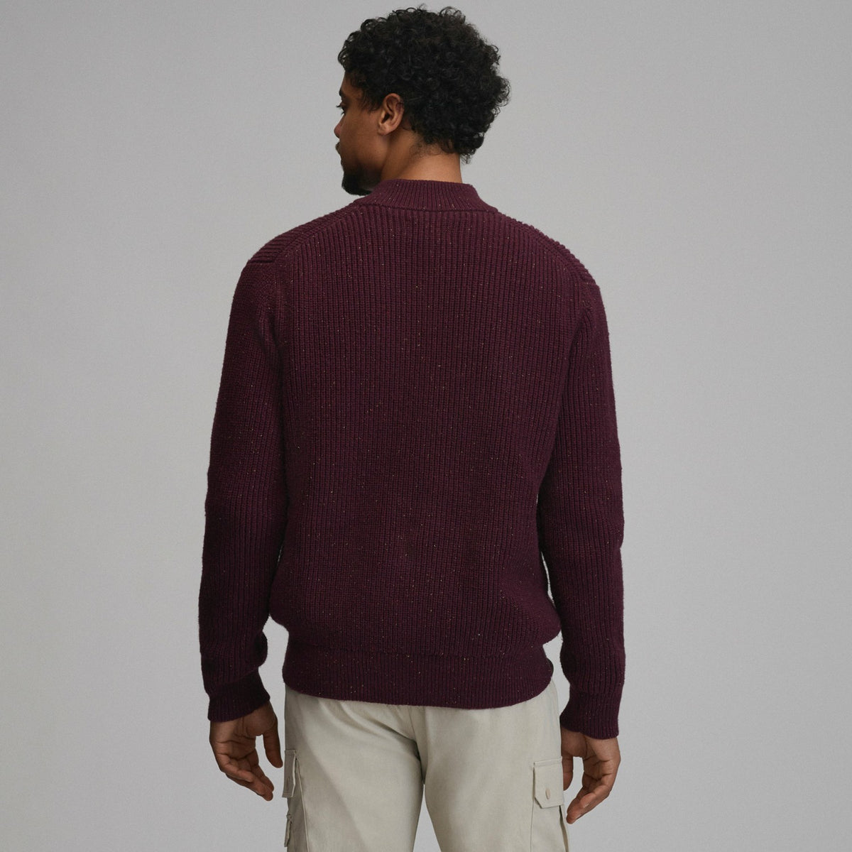 Eddie Bauer Men's Fletcher Bay Quarter-Zip Sweater