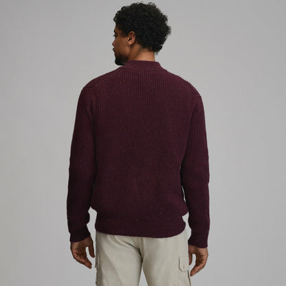Eddie Bauer Men's Fletcher Bay Quarter-Zip Sweater