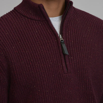 Eddie Bauer Men's Fletcher Bay Quarter-Zip Sweater