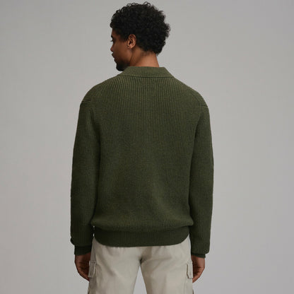Eddie Bauer Men's Fletcher Bay Quarter-Zip Sweater