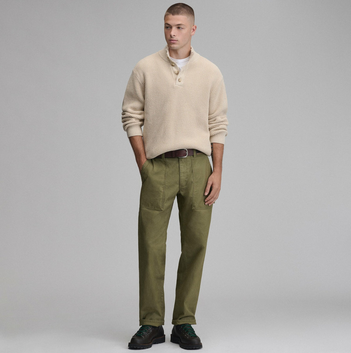 Eddie Bauer Men's Signature Button-Up Sweater