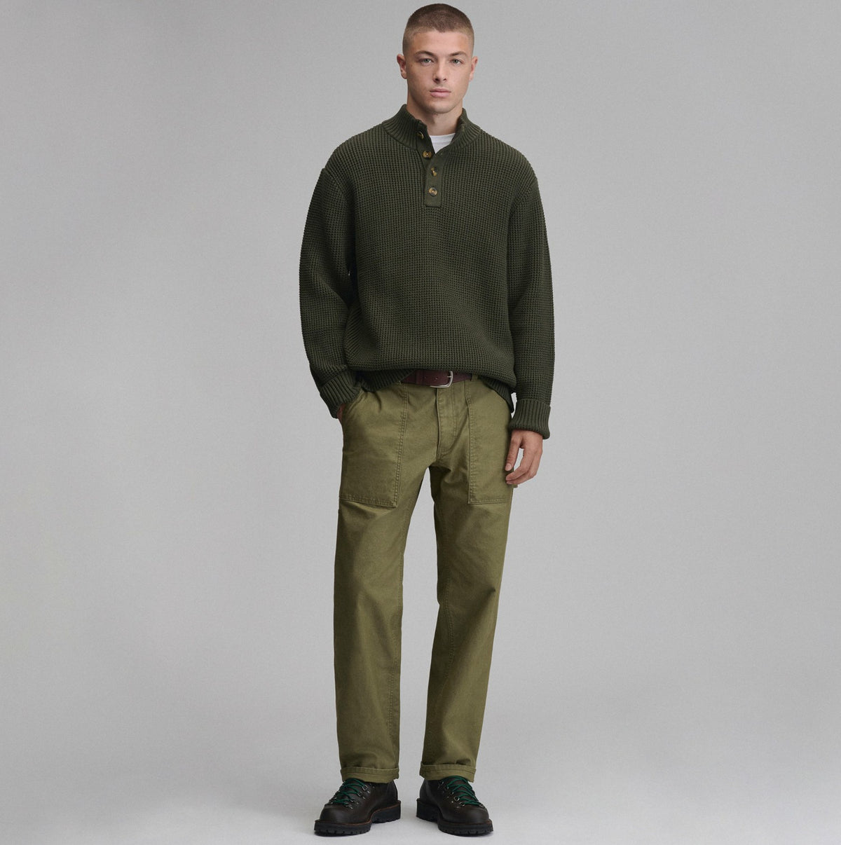 Eddie Bauer Men's Signature Button-Up Sweater