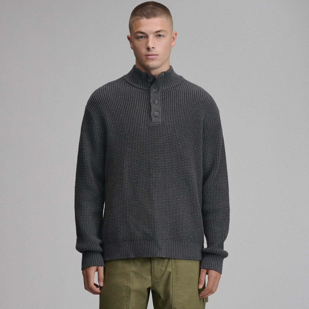 Eddie Bauer Men's Signature Button-Up Sweater