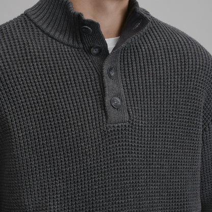 Eddie Bauer Men's Signature Button-Up Sweater