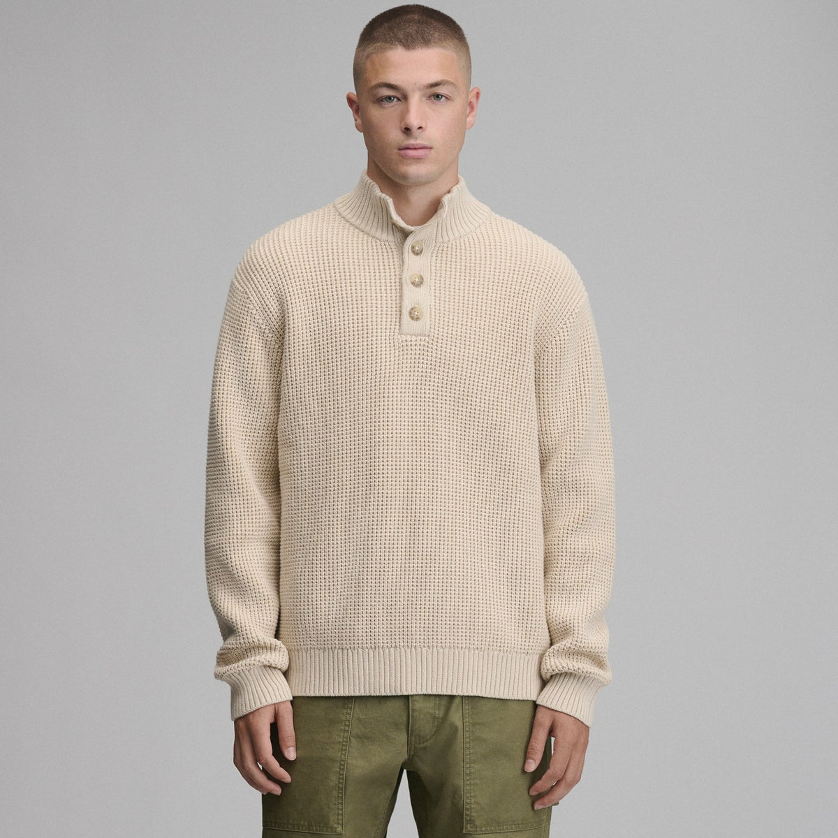 Eddie Bauer Men's Signature Button-Up Sweater