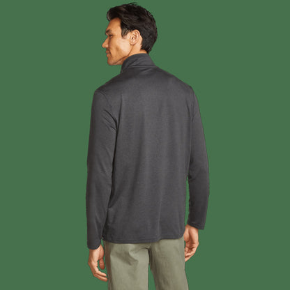Eddie Bauer Men's LS Men'sn Trek Hz Mock