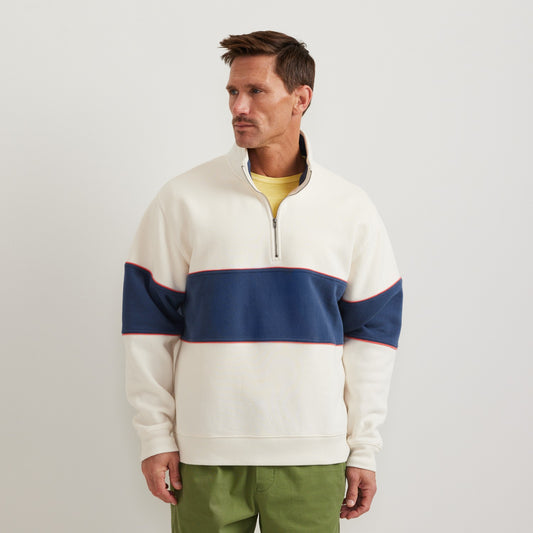 Eddie Bauer Men's The Vintage Soft Qz Stripe
