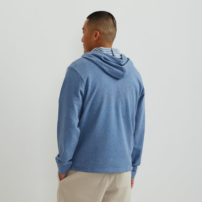 Eddie Bauer Men's Striped Hood Pullover