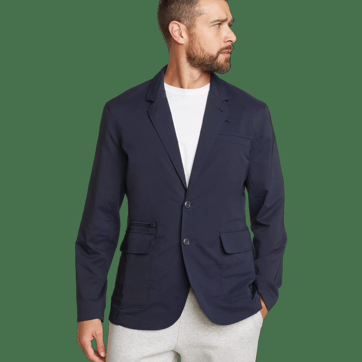 Eddie Bauer Men's LS Ultimate Voyager Travel Blaz