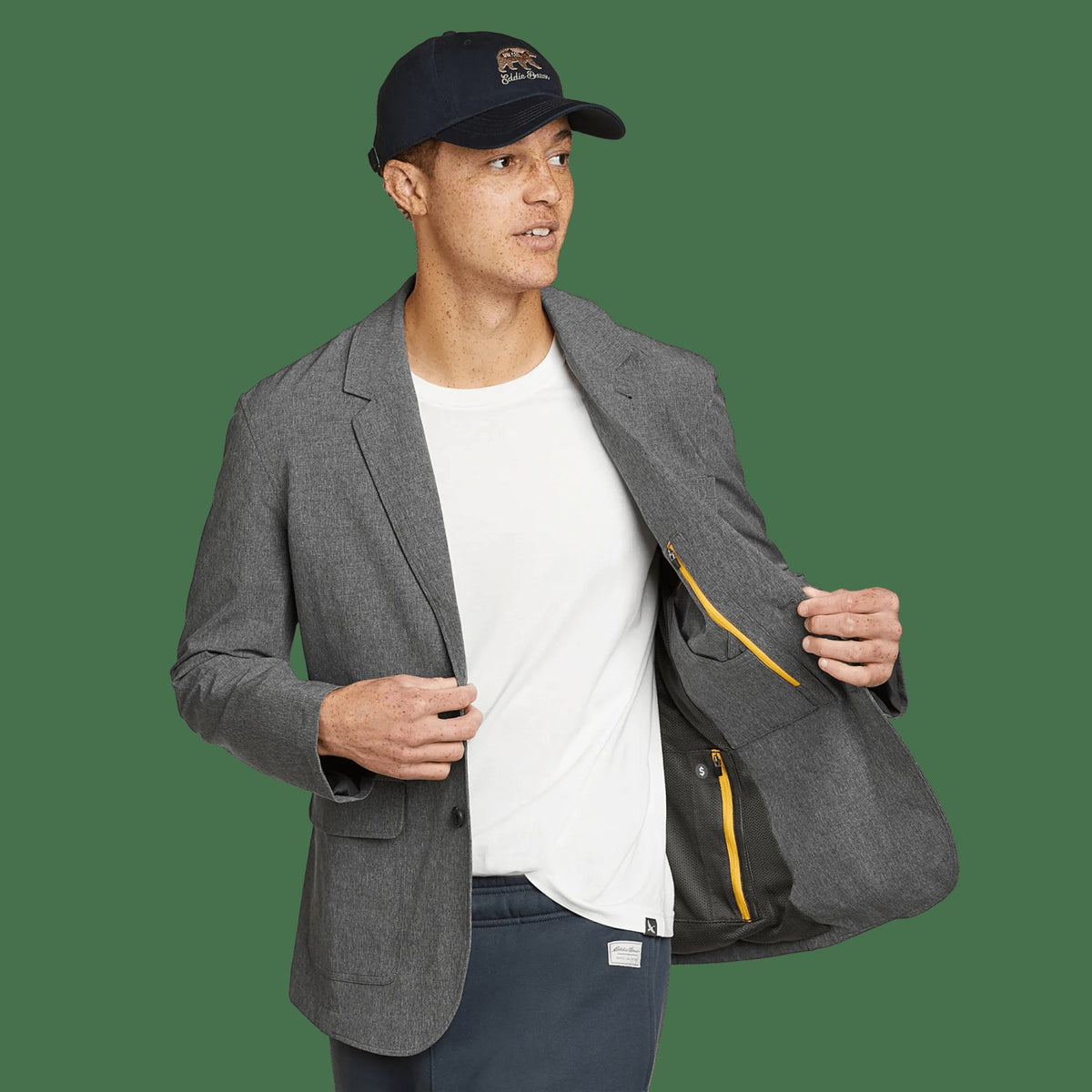Eddie Bauer Men's LS Ultimate Voyager Travel Blaz