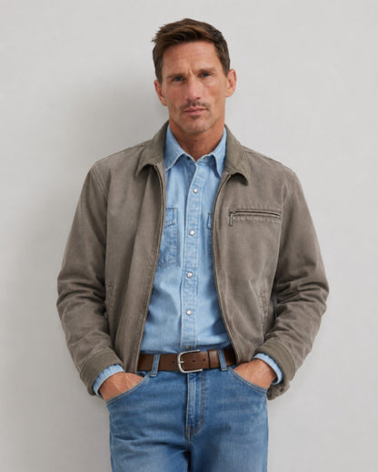 Eddie Bauer Men's Seabrook Vintage Washed Jac