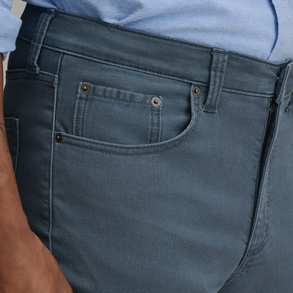 Eddie Bauer Men's Stretch Terry 5-Pocket Pants
