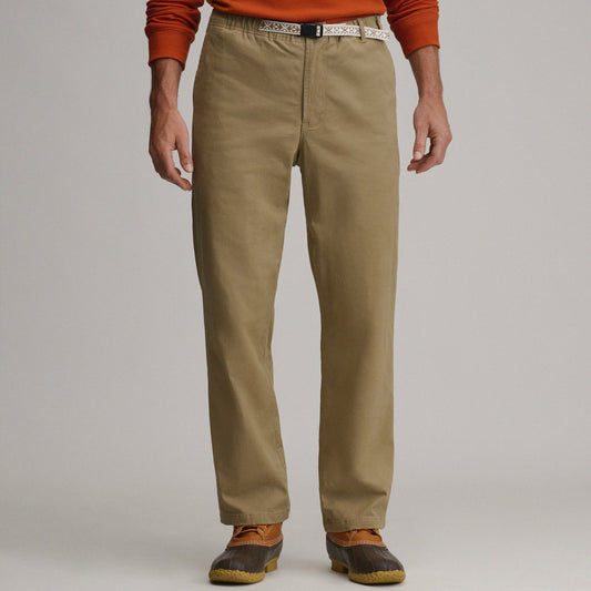 Eddie Bauer Men's Legend Wash Pull On Flannel Lined Pant
