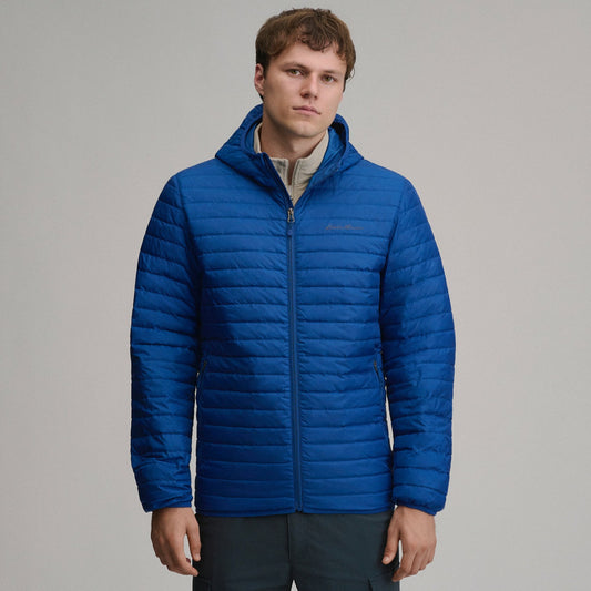 Eddie Bauer Men's Jacket Microlight Hooded