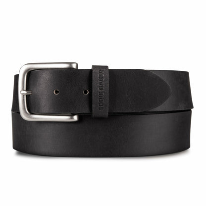 Eddie Bauer Men's Bridle Leather Belt with Nickel Finish Buckle
