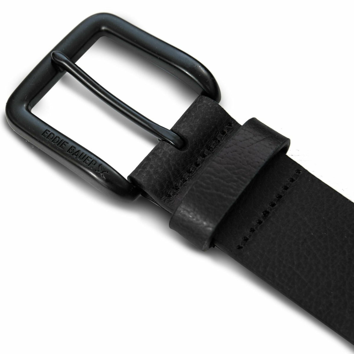 Eddie Bauer Men's Matte Leather Jean Belt