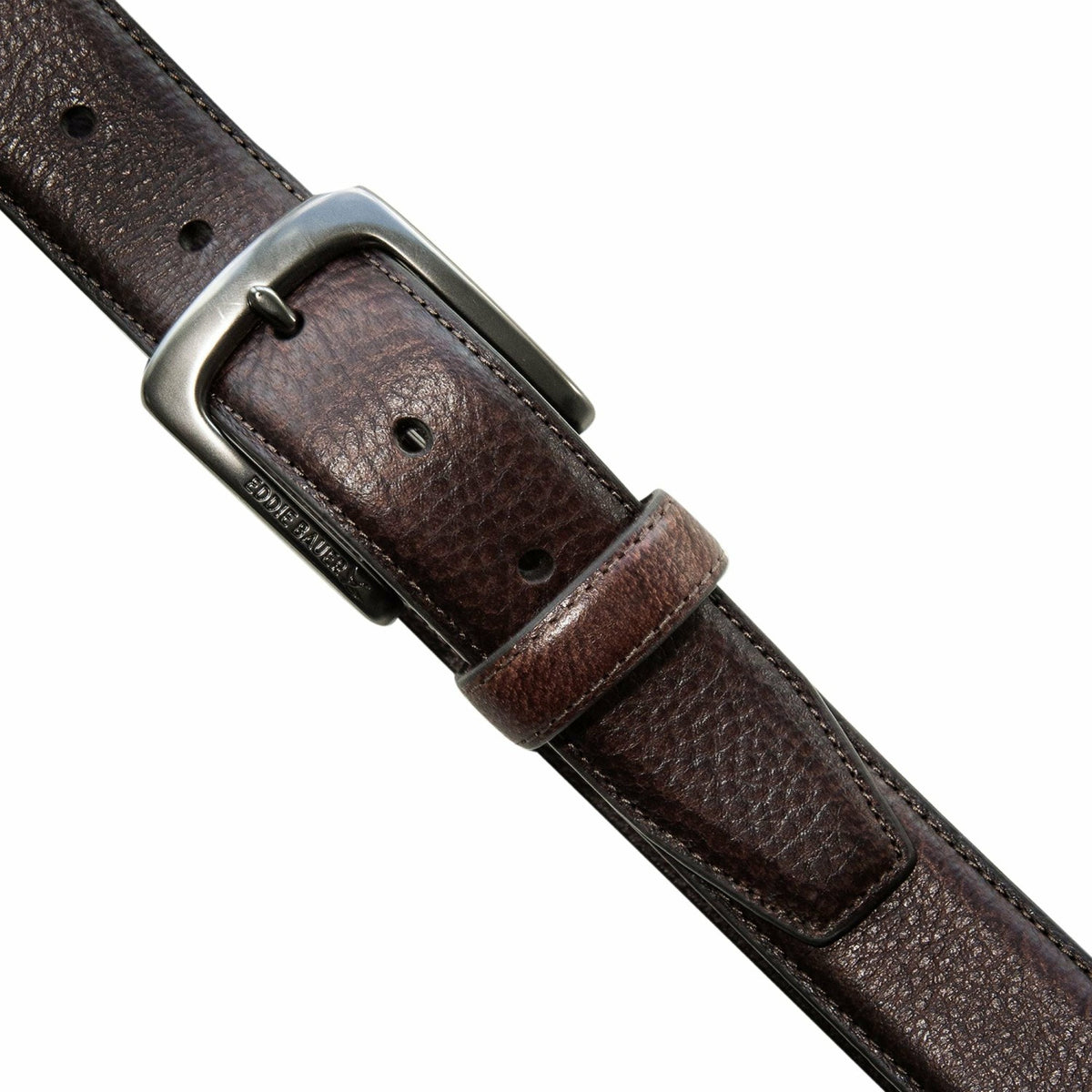 Eddie Bauer Men's Classic Feather Edge Leather Belt