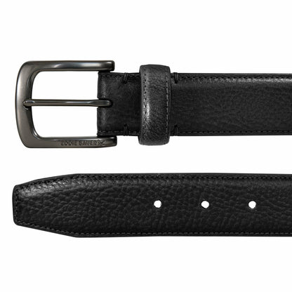 Eddie Bauer Men's Classic Feather Edge Leather Belt