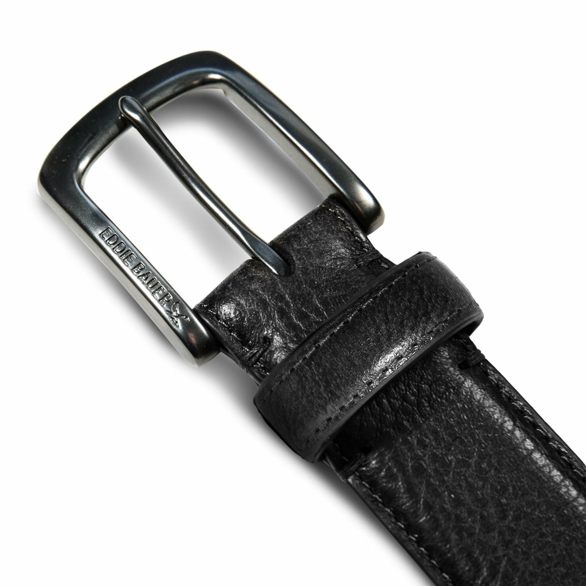 Eddie Bauer Men's Classic Feather Edge Leather Belt
