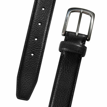 Eddie Bauer Men's Classic Feather Edge Leather Belt