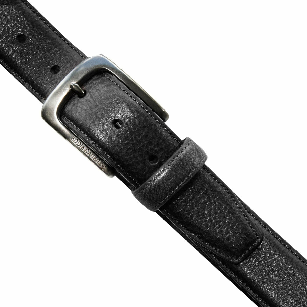 Eddie Bauer Men's Classic Feather Edge Leather Belt