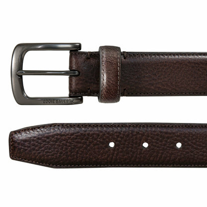 Eddie Bauer Men's Classic Feather Edge Leather Belt