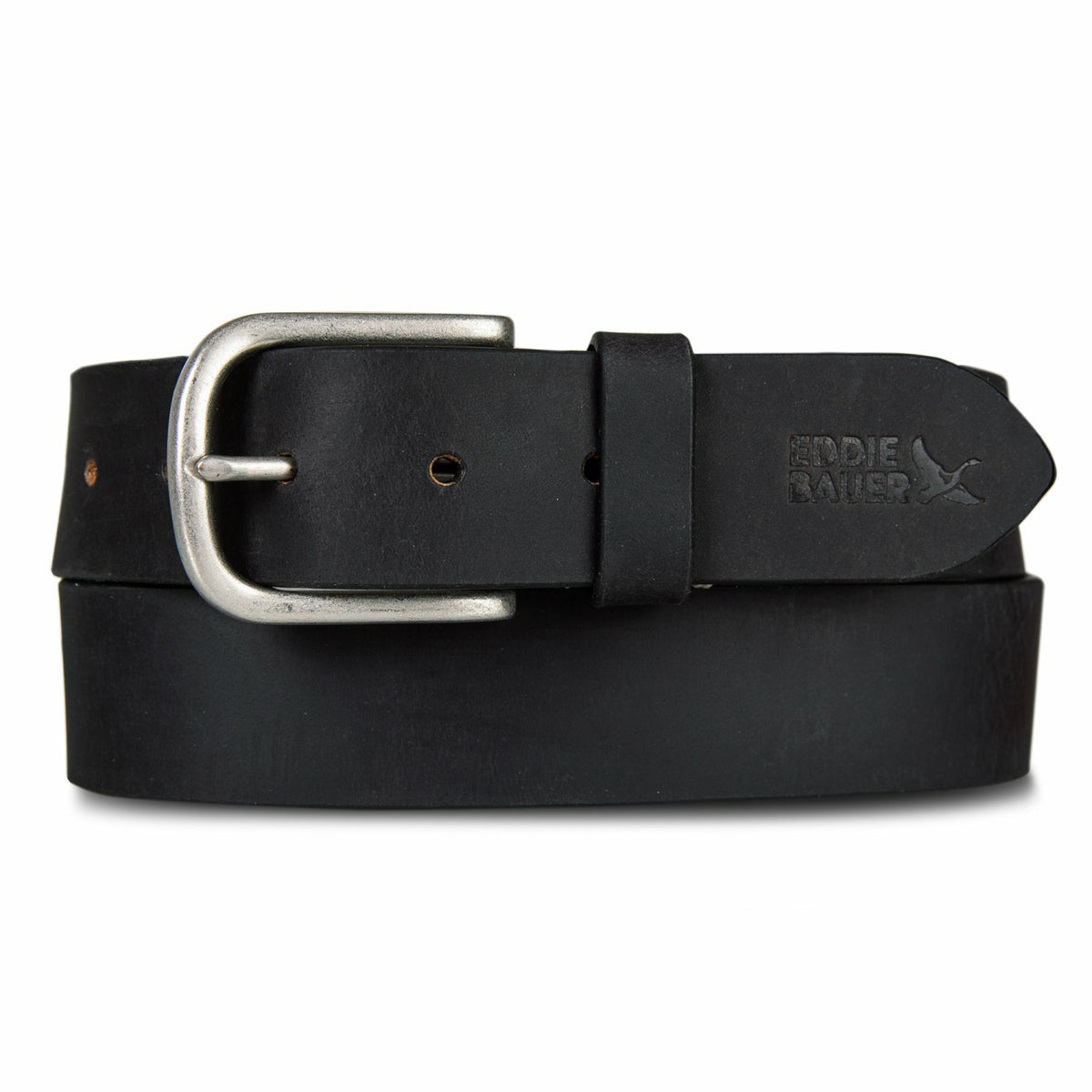 Eddie Bauer Men's Hand Tacked Leather Jean Belt