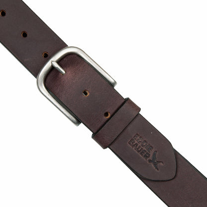 Eddie Bauer Men's Hand Tacked Leather Jean Belt