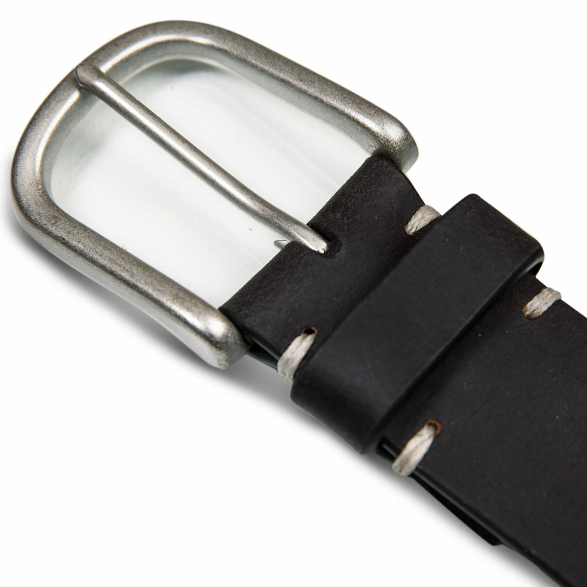 Eddie Bauer Men's Hand Tacked Leather Jean Belt